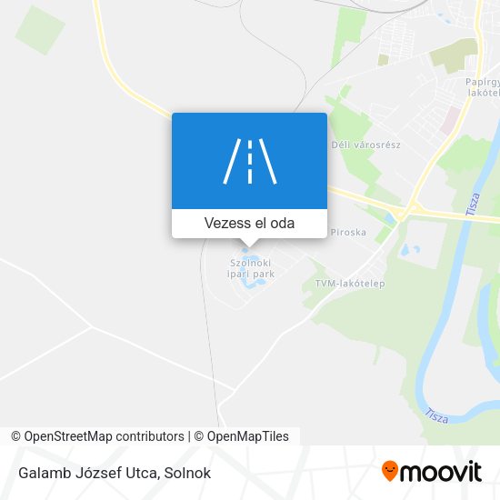 Galamb József Utca térkép