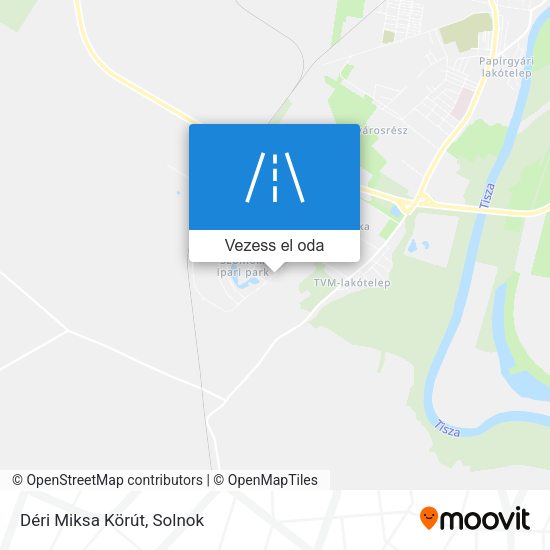 Déri Miksa Körút térkép