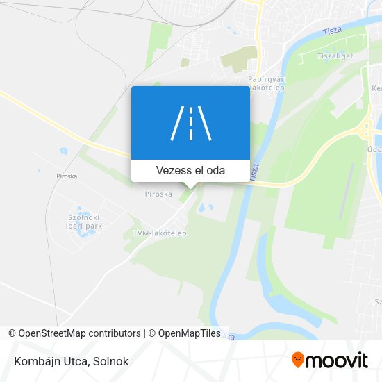 Kombájn Utca térkép