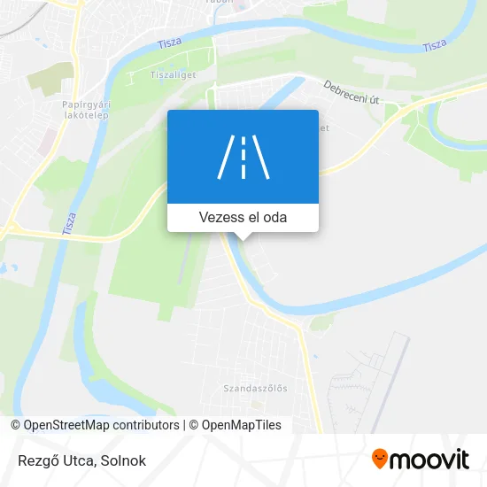 Rezgő Utca térkép