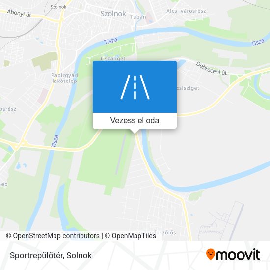 Sportrepülőtér térkép