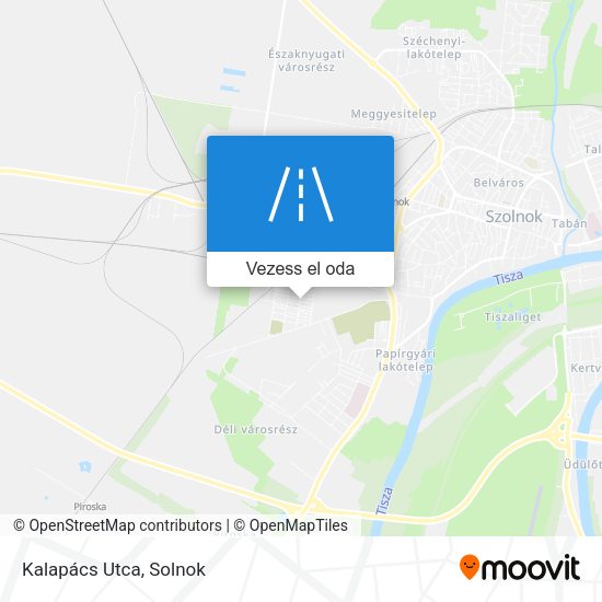 Kalapács Utca térkép