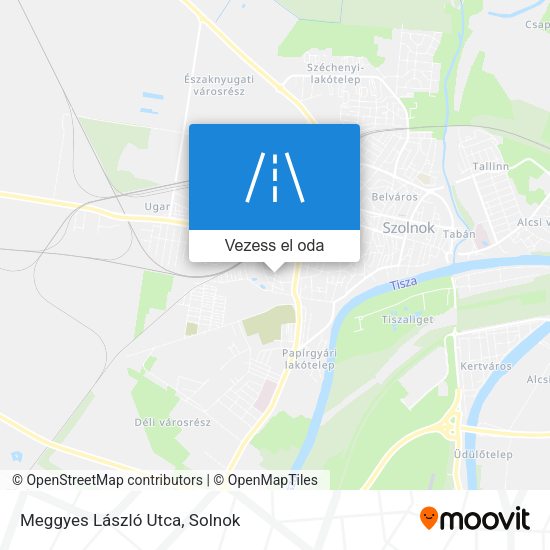 Meggyes László Utca térkép