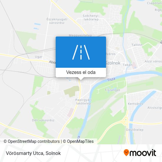 Vörösmarty Utca térkép
