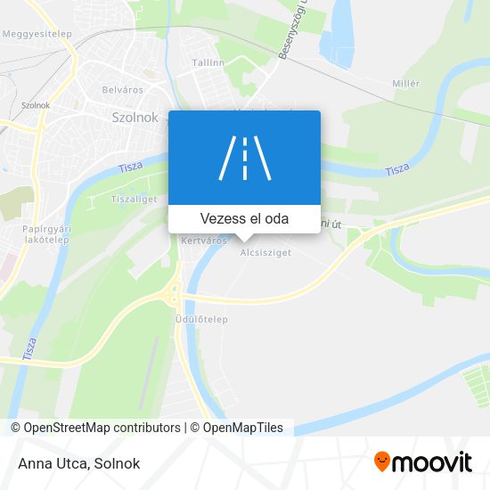 Anna Utca térkép