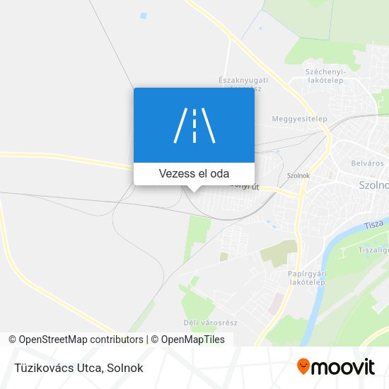 Tüzikovács Utca térkép