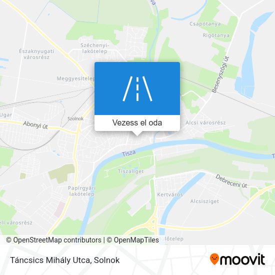 Táncsics Mihály Utca térkép