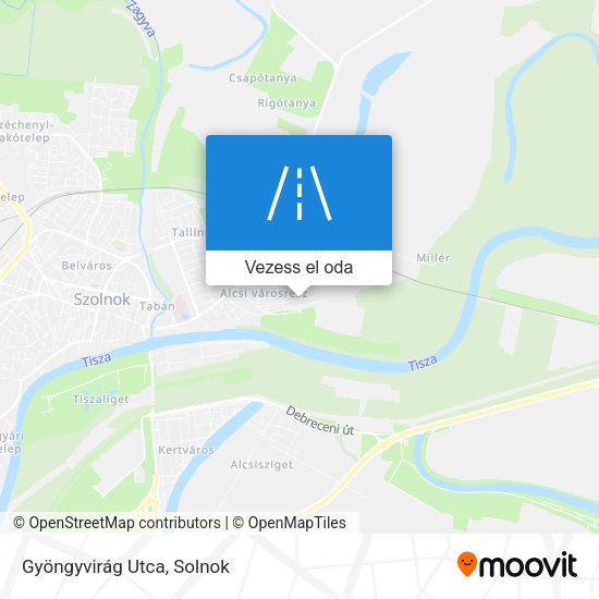 Gyöngyvirág Utca térkép
