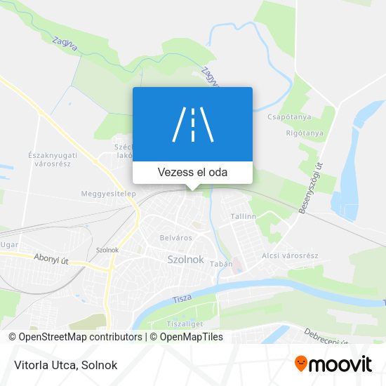 Vitorla Utca térkép