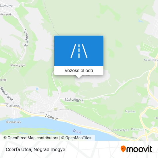 Cserfa Utca térkép