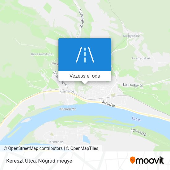 Kereszt Utca térkép