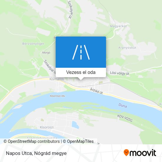Napos Utca térkép