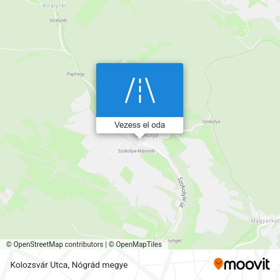 Kolozsvár Utca térkép