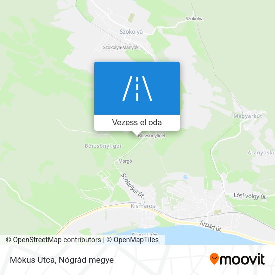 Mókus Utca térkép
