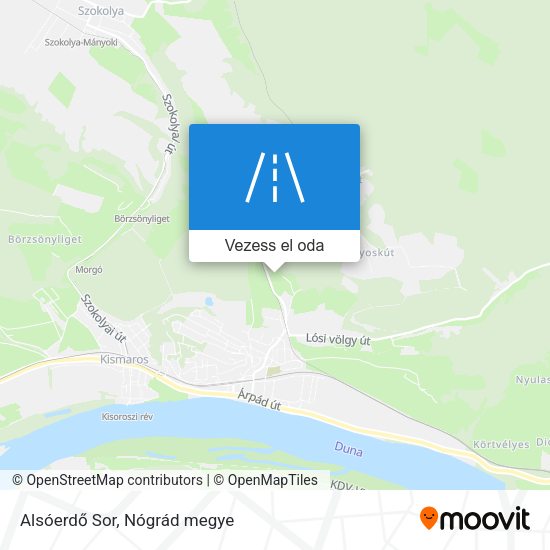 Alsóerdő Sor térkép