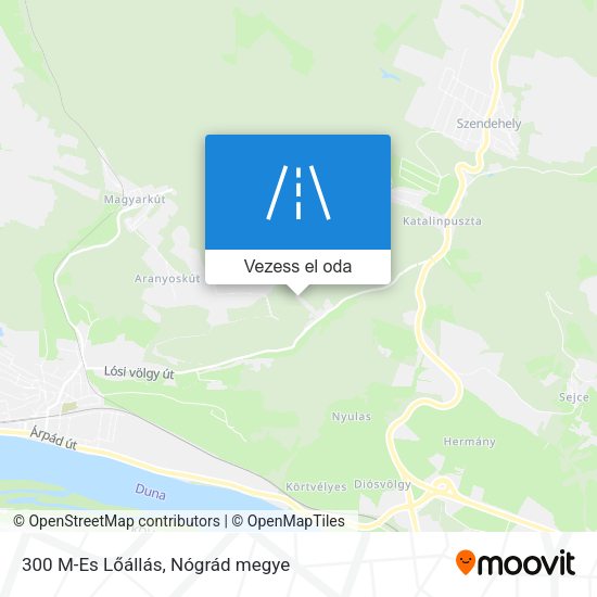 300 M-Es Lőállás térkép