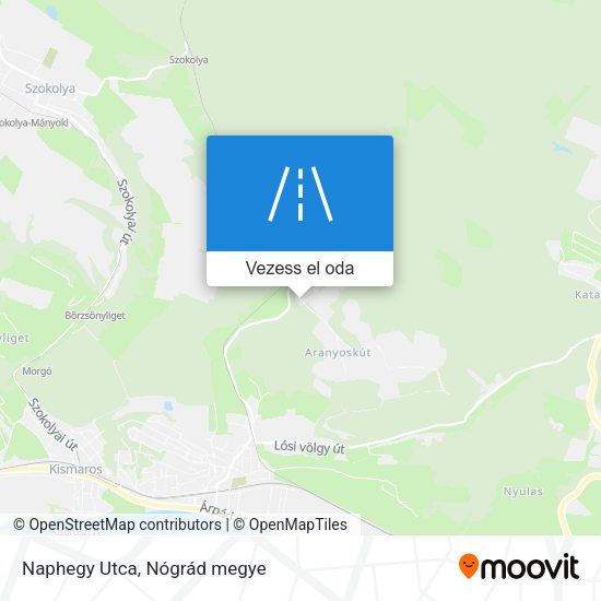 Naphegy Utca térkép