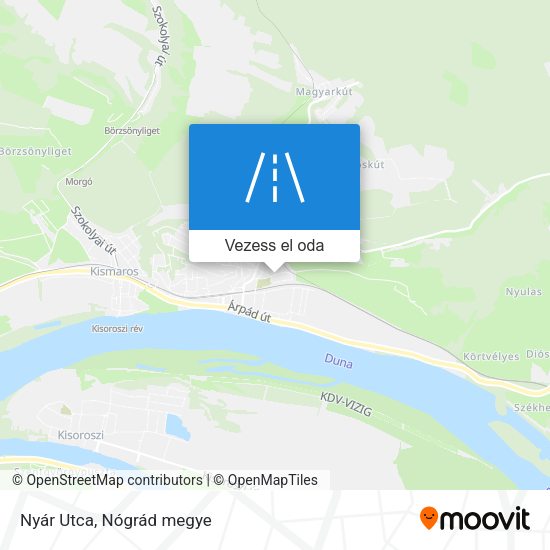 Nyár Utca térkép