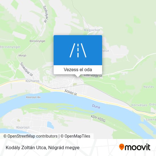 Kodály Zoltán Utca térkép