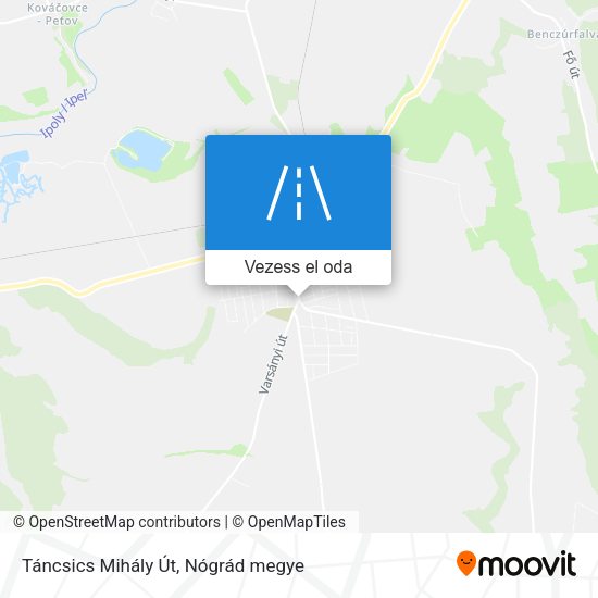 Táncsics Mihály Út térkép