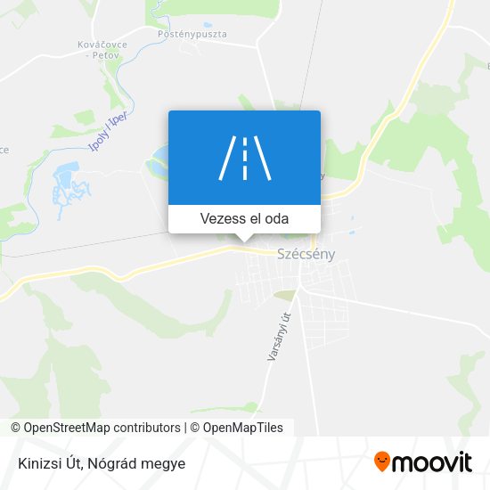 Kinizsi Út térkép