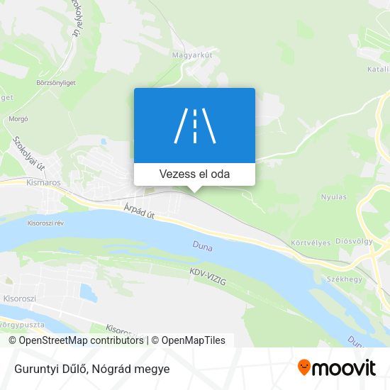 Guruntyi Dűlő térkép