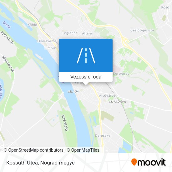 Kossuth Utca térkép
