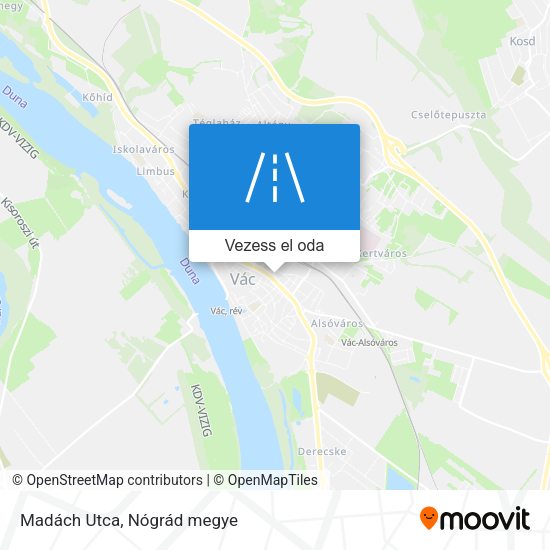 Madách Utca térkép