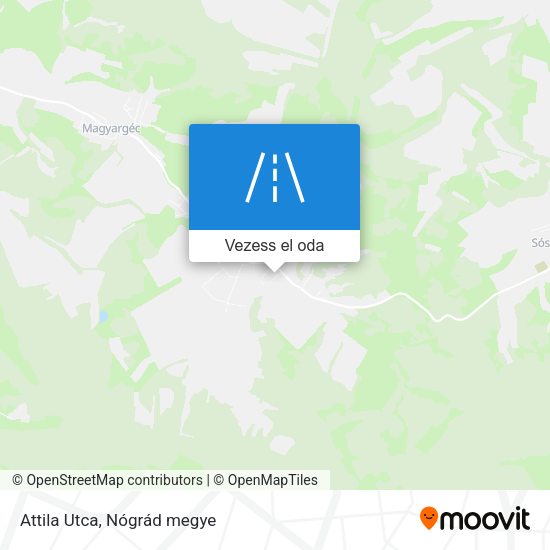 Attila Utca térkép