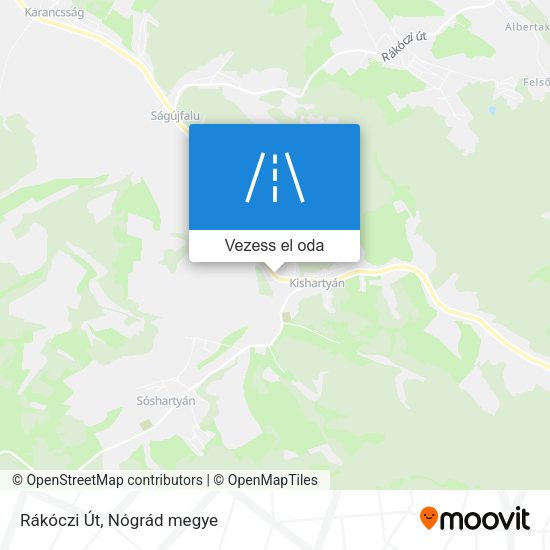 Rákóczi Út térkép