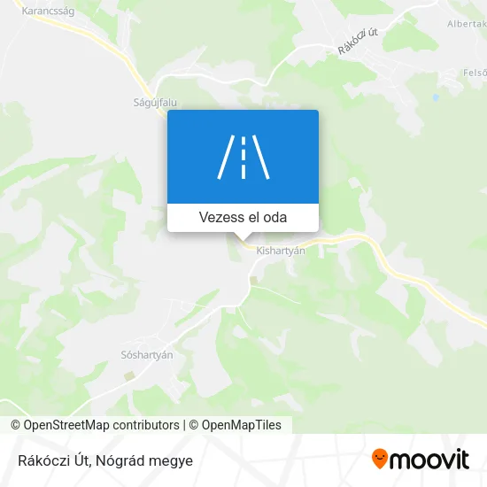 Rákóczi Út térkép
