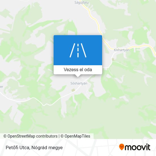 Petőfi Utca térkép