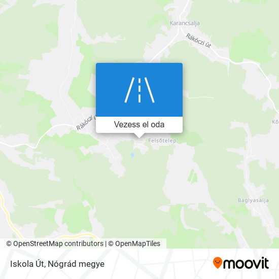 Iskola Út térkép
