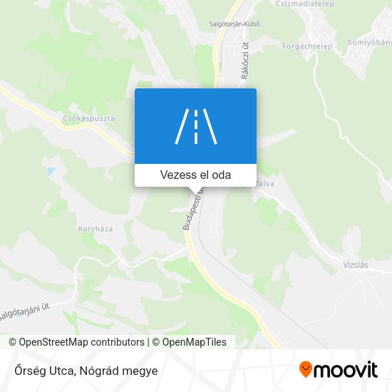Őrség Utca térkép