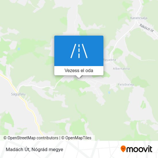 Madách Út térkép