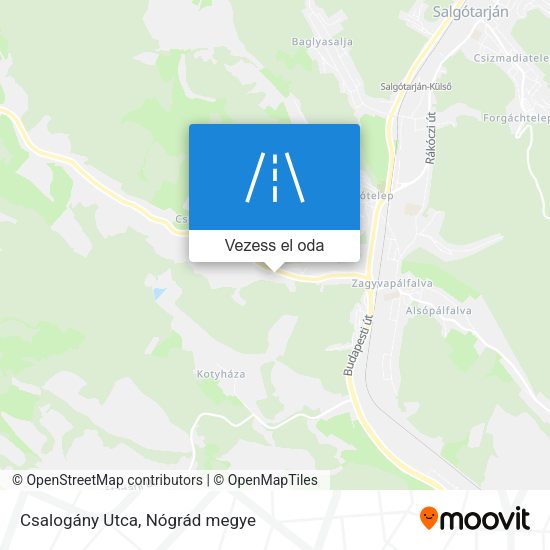 Csalogány Utca térkép