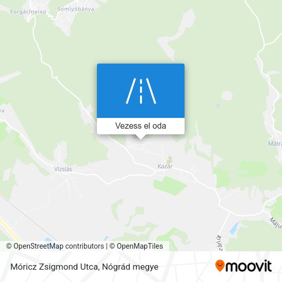 Móricz Zsigmond Utca térkép