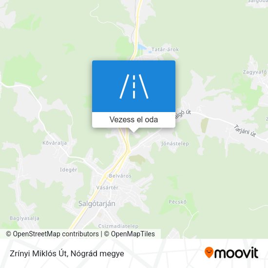 Zrínyi Miklós Út térkép