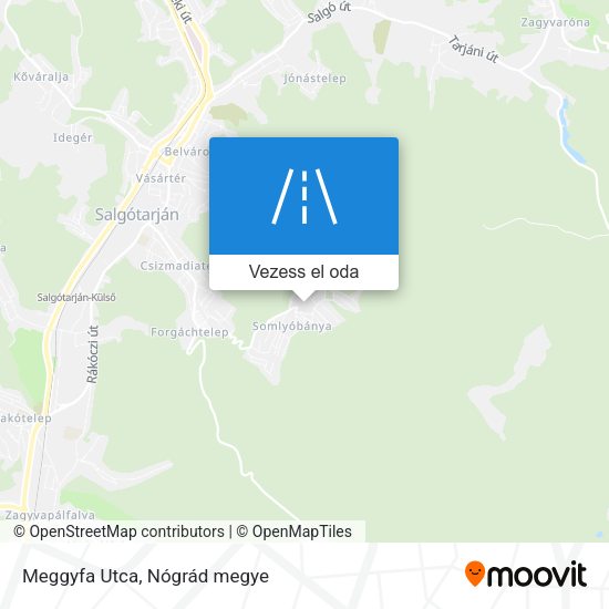 Meggyfa Utca térkép