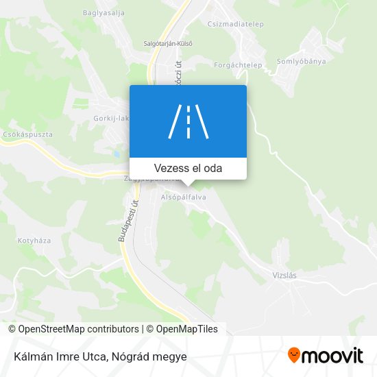 Kálmán Imre Utca térkép