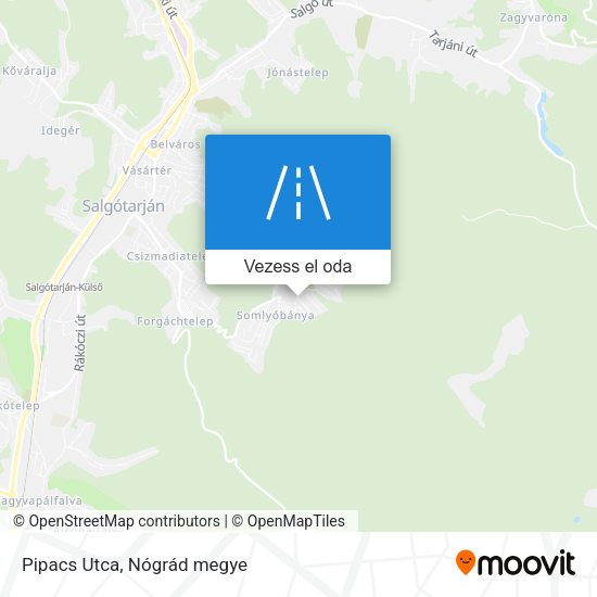 Pipacs Utca térkép