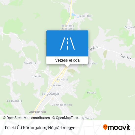 Füleki Úti Körforgalom térkép