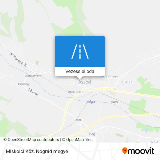 Miskolci Köz térkép