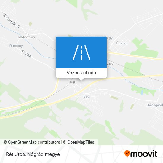 Rét Utca térkép