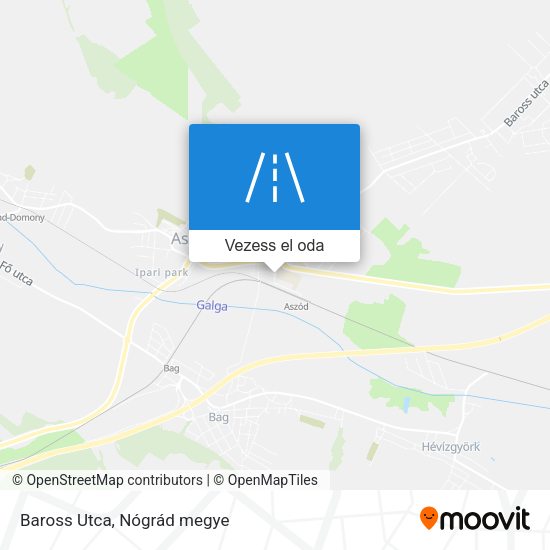 Baross Utca térkép