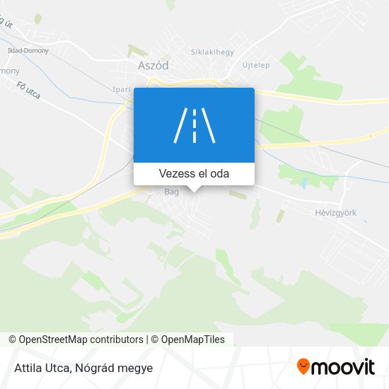 Attila Utca térkép