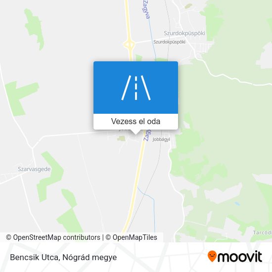 Bencsik Utca térkép