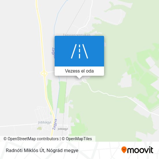 Radnóti Miklós Út térkép