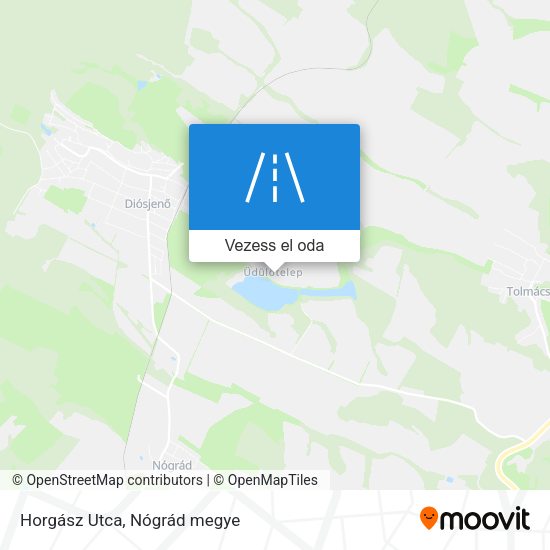 Horgász Utca térkép