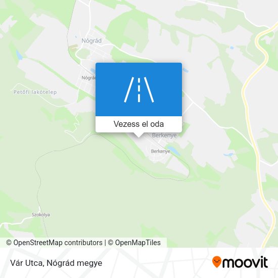 Vár Utca térkép